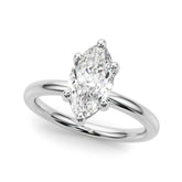 2 ctw Marquise Lab Grown Certified Diamond Solitaire Engagement Ring